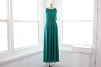 70s Lanz Emerald Evening Dress
