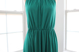 70s Lanz Emerald Evening Dress