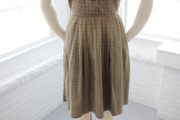 50s Plaid Chore Dress