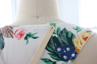 90s Floral Cotton Jumpsuit
