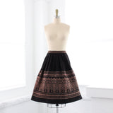 50s Guatemalan Embroidered Circle Skirt