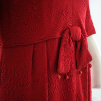 60s Embossed Sheath Dress
