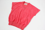 80s NOS Terrycloth Track Pullover Top