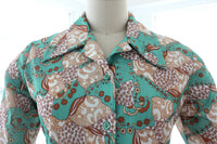 70s NOS Psychedelic Blouse