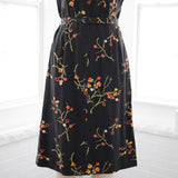 60s Cherry Blossom Sheath Dress