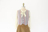 70s Western Corduroy Skirt Set
