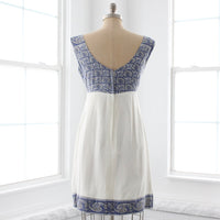 60s Paisley Mini Dress